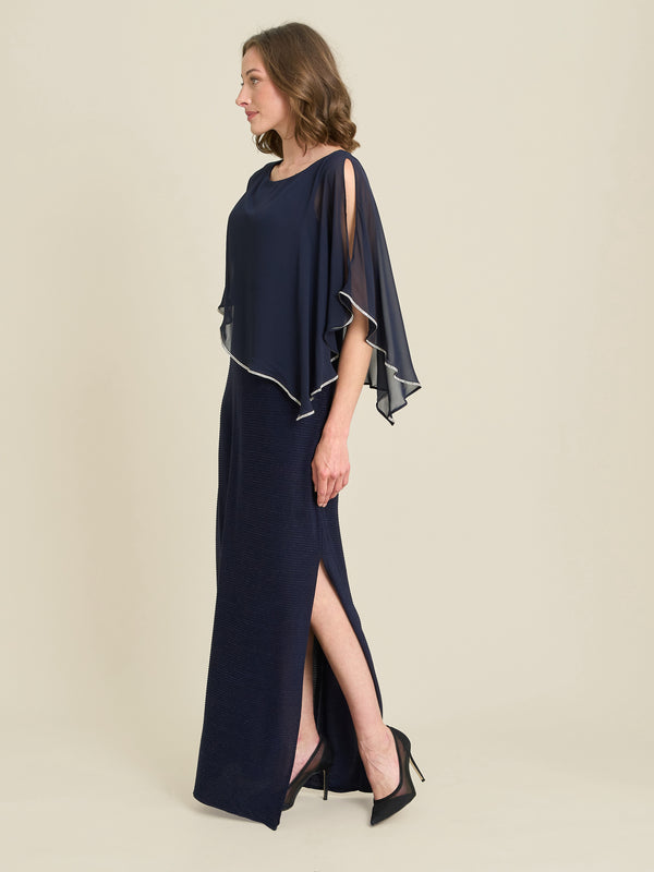 Suzy Sheer Overlay Maxi Dress