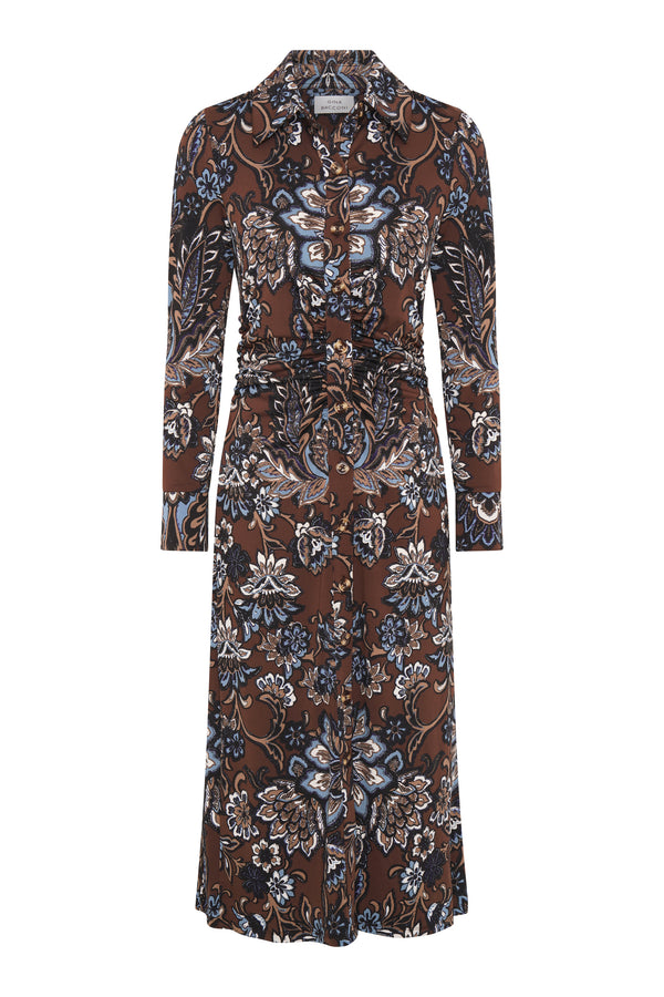 Terese Floral Print Midi Dress