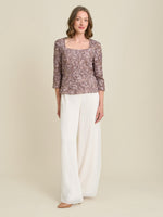 Tonia Embellished Lace Blouse