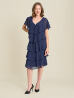 Bella Georgette Tiered Dress