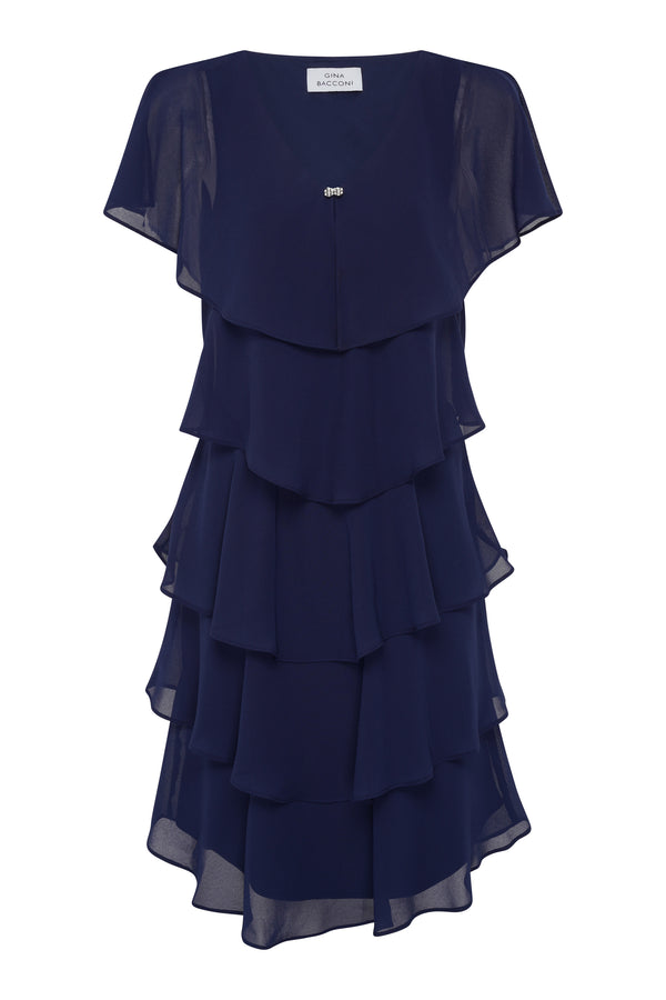 Bella Georgette Tiered Dress