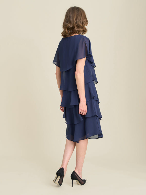 Bella Georgette Tiered Dress