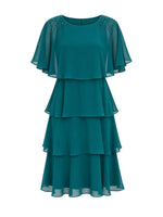 Sarabeth Tiered Chiffon Dress