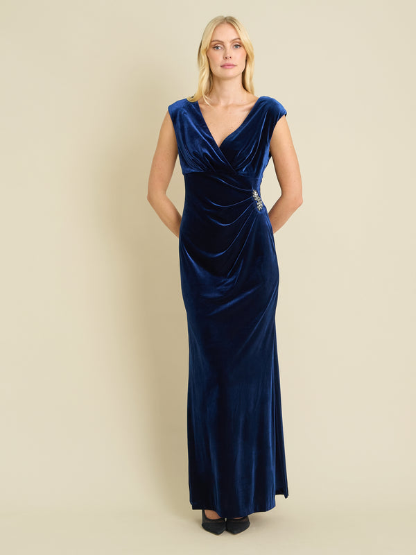 Sascha Velvet Maxi Dress