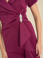 Virginie Draped Wrap Dress