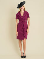 Virginie Draped Wrap Dress