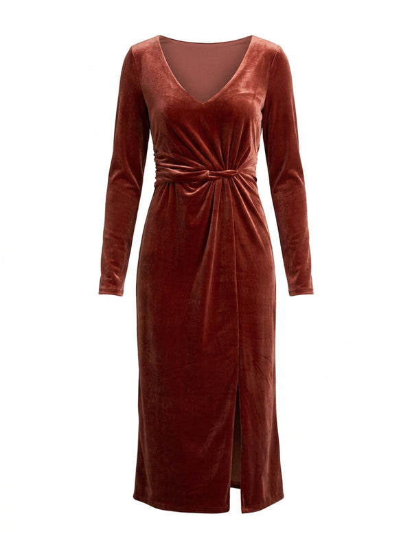 Annamaria Velvet Midi Dress