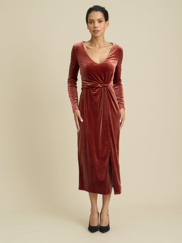 Annamaria Velvet Midi Dress