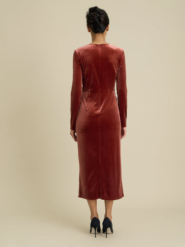 Annamaria Velvet Midi Dress