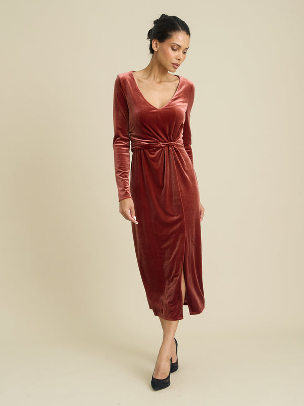 Annamaria Velvet Midi Dress