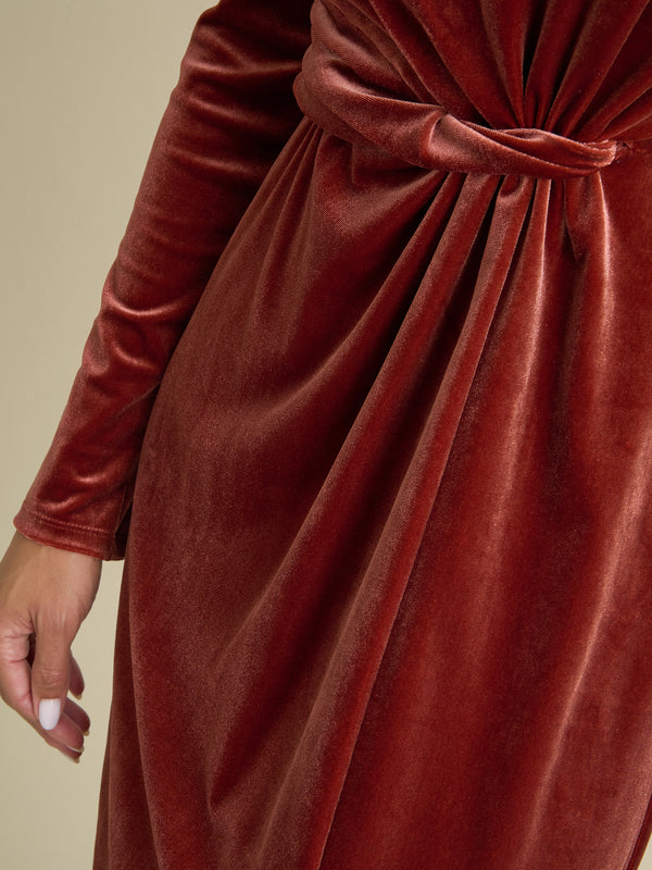 Annamaria Velvet Midi Dress