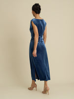 Ariella Velevt Midi Dress
