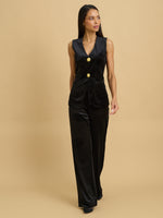 Amal Velvet Waistcoat Jacket