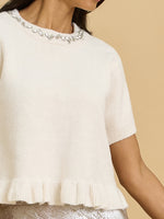 Olia Short Sleeve Knitted Top