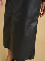 Thais Faux Leather Skirt