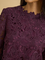 Peta Guipure Lace Top