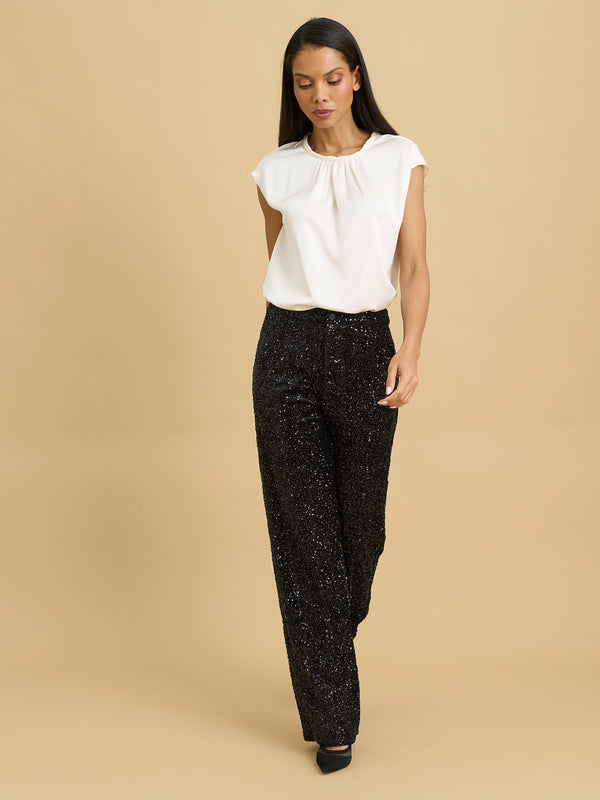 Moira Twist Neck Top