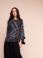 Alison Sheri Abstract Print Knit