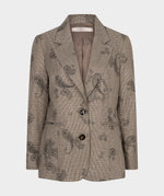 Esqualo Paisley Check Blazer