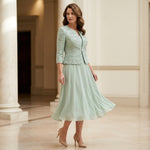 Page Fancy Jacket & Chiffon Dress