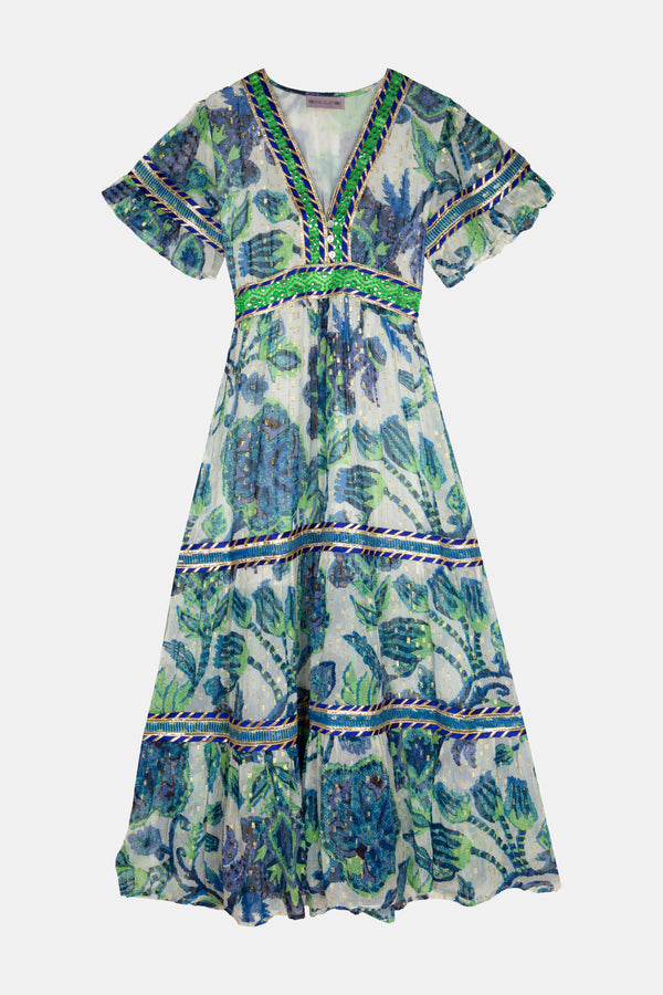 Piti Cuiti Ocean Pearl Maxi Dress