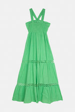 Piti Cuiti Samsara Green Halter Maxi Dress