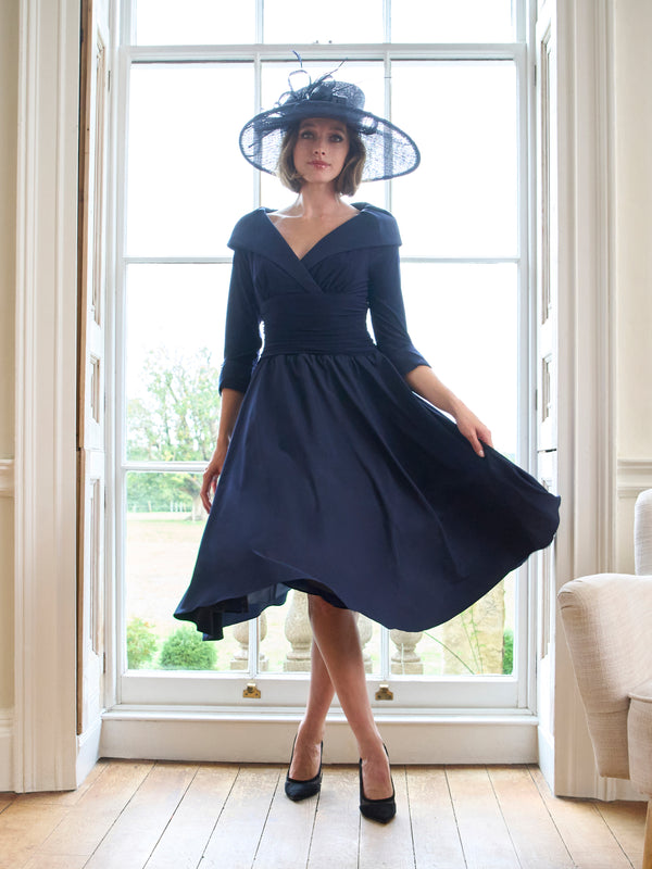 Anne-Marie Taffeta Dress