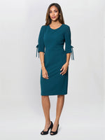 Gilly 3/4 Sleeve Structured Dress