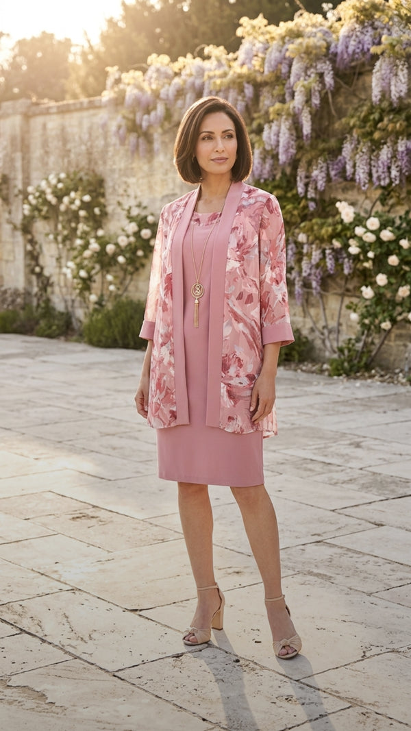 Reeve Printed Dress And Jacket
