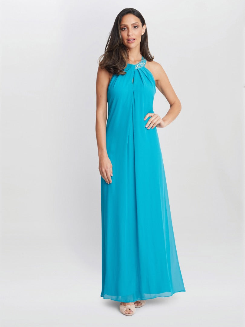 Gina bacconi stella maxi dress fashion