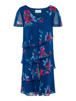 Talie Tiered Floral Chiffon Dress