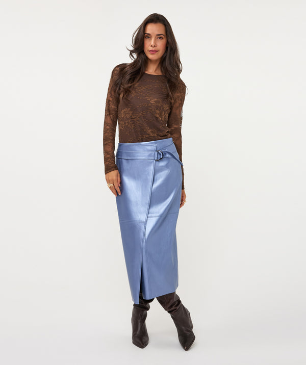 Esqualo Overlap Pu Skirt
