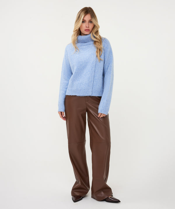 Esqualo Open Big Collar Sweater