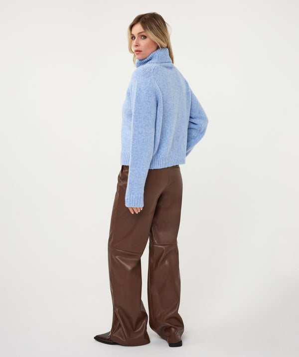 Esqualo Open Big Collar Sweater