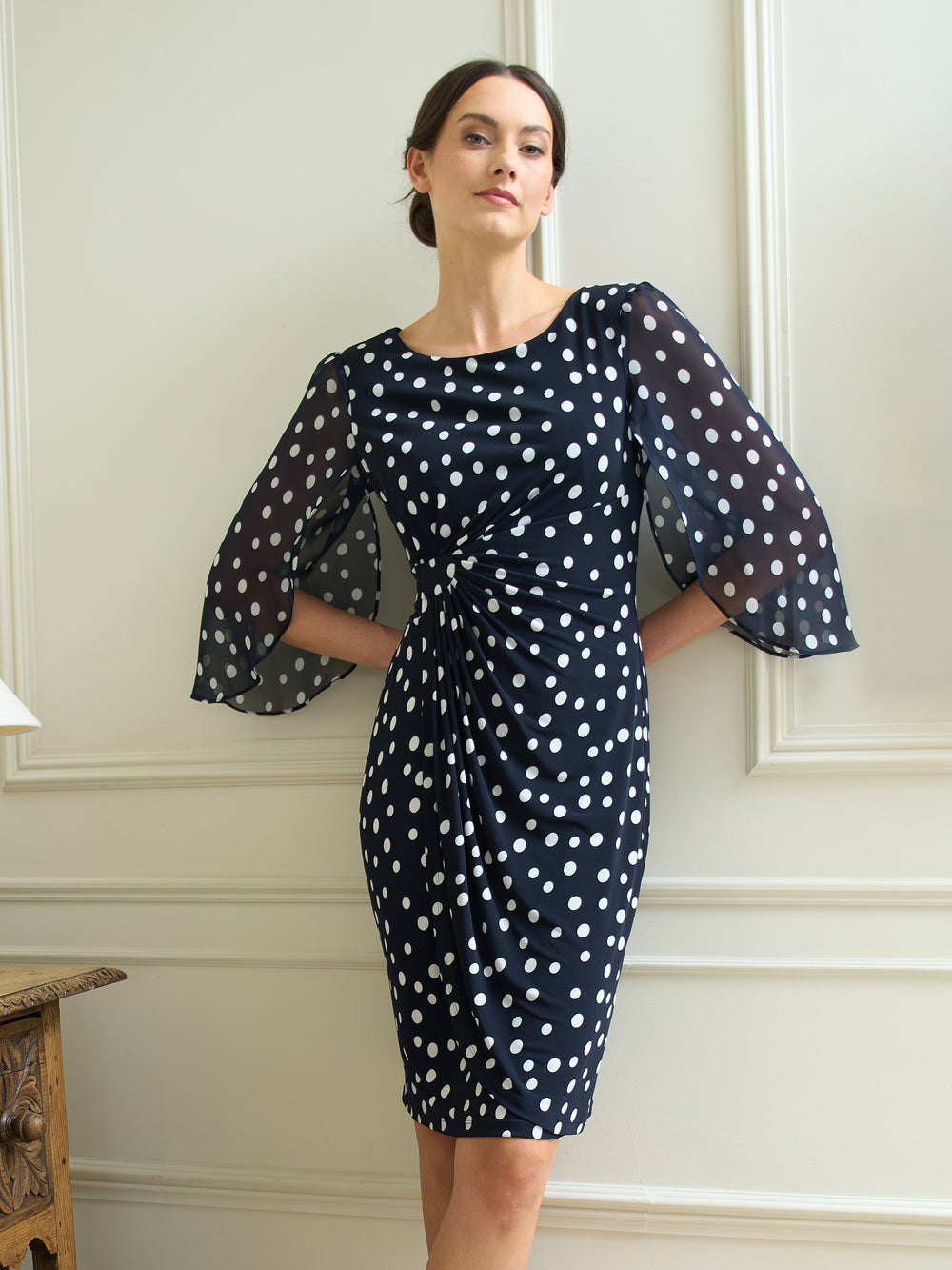 Harmony Polka Dot Print Dress