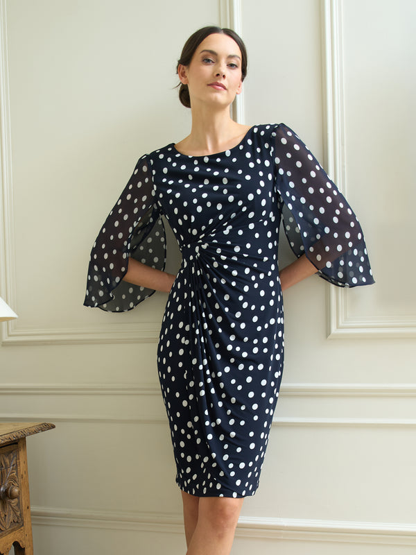 Harmony Polka Dot Print Dress