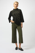 Joseph Ribkoff Claudia | Culotte Jeans With Embellished Front Seam