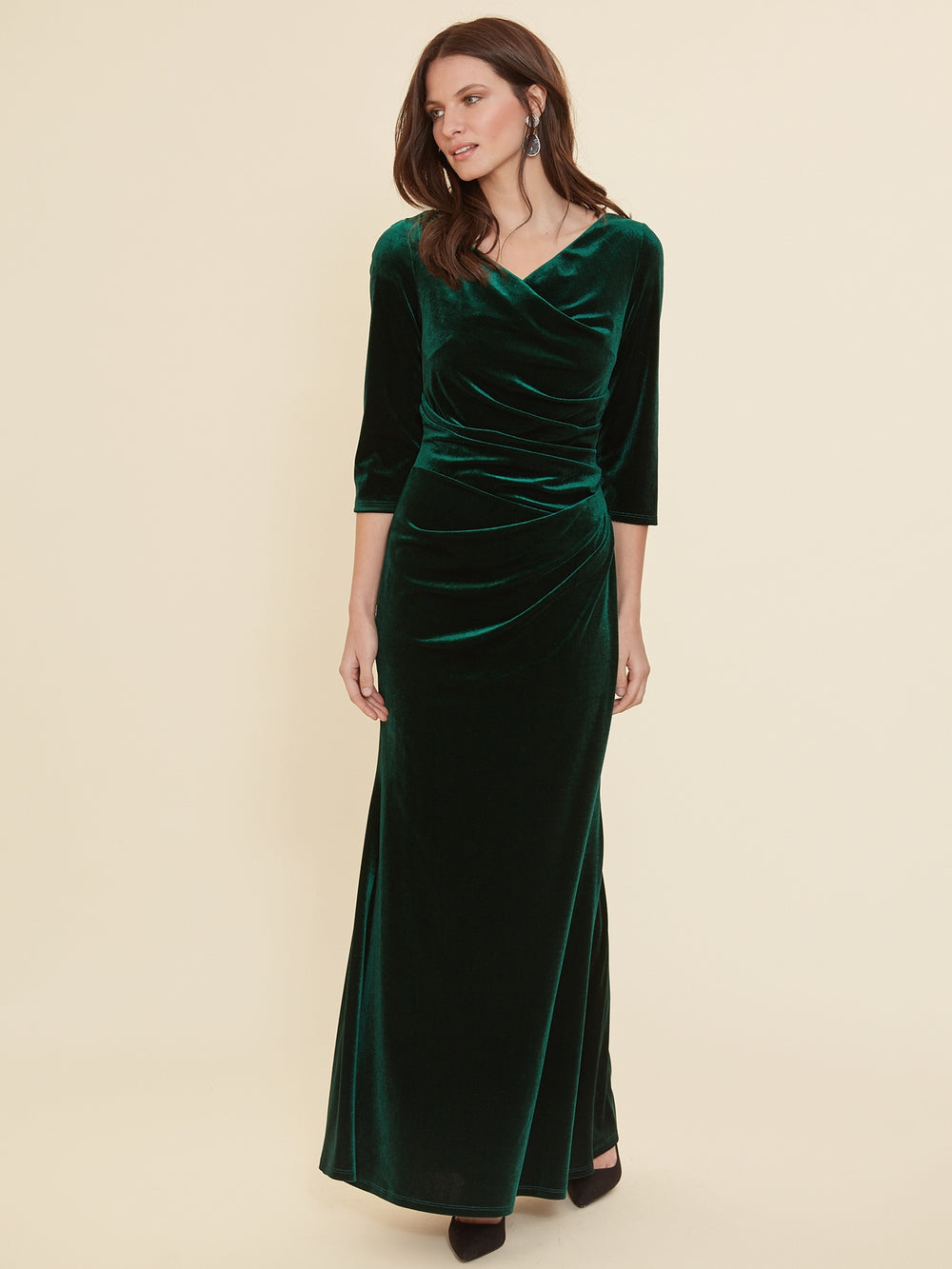 Jaisa Velvet Maxi Dress – Gina Bacconi - Main Image