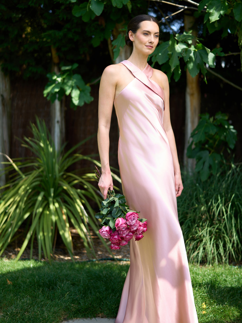 Eunice Satin Maxi Dress