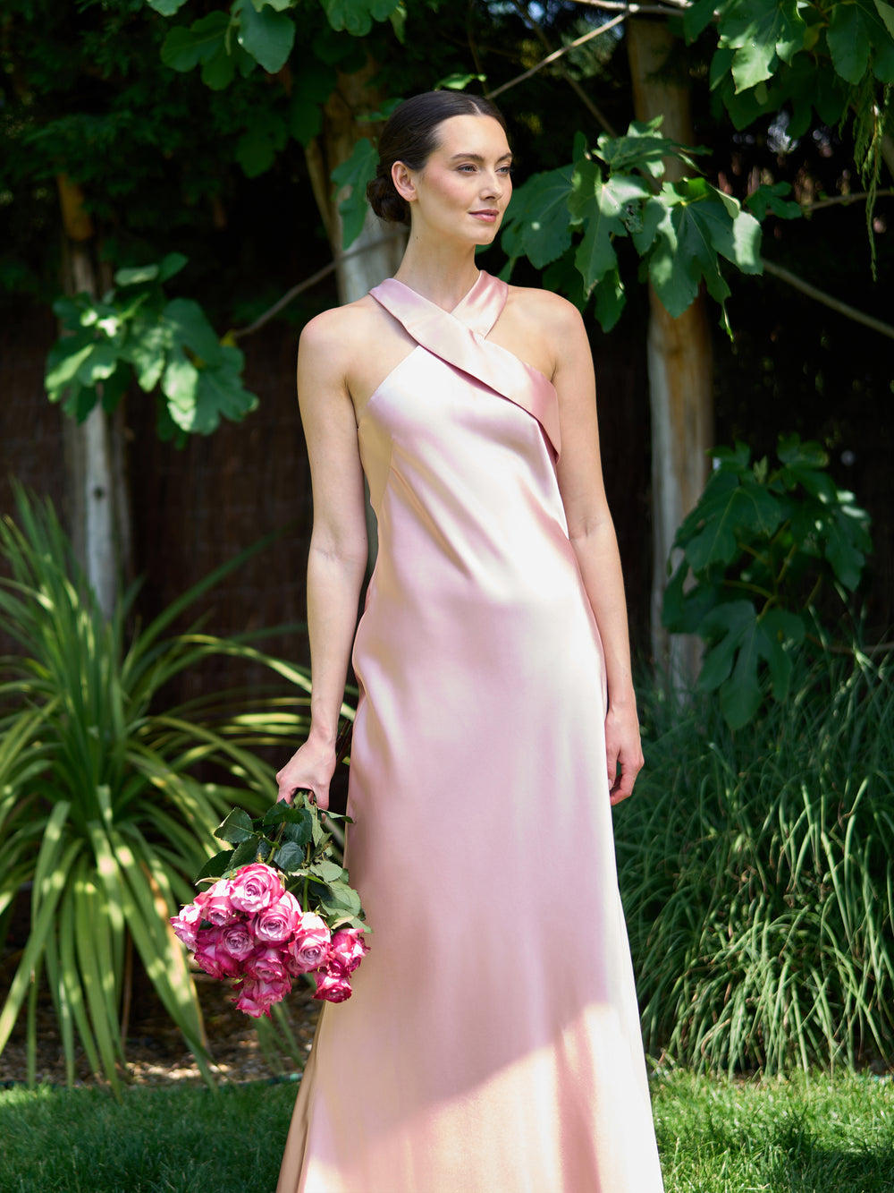 Eunice Satin Maxi Dress