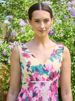 India Chiffon Print Dress