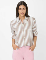 Brax Stripe Short Sleeve Shirt