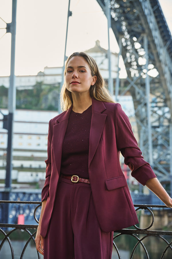 Esqualo 3/4 Sleeve Blazer