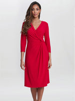 Antonia Jersey Wrap Dress