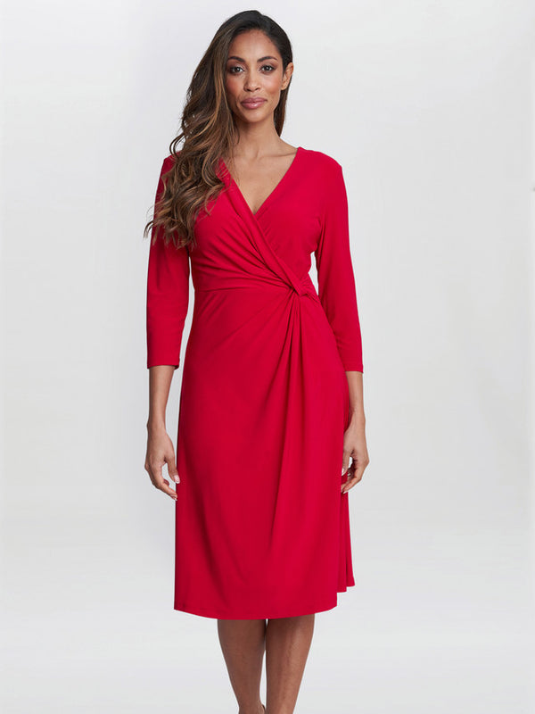 Antonia Jersey Wrap Dress