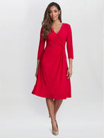 Antonia Jersey Wrap Dress