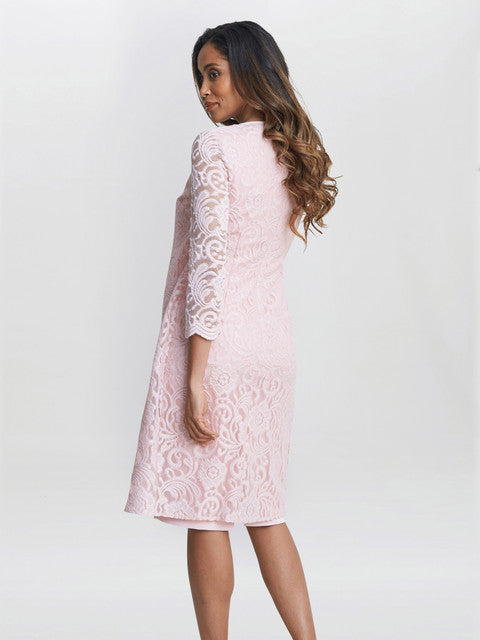 gina bacconi lace dress Buy Gina Bacconi Blue Leona Sequin Lace Dress from Next USA