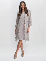 Daryl Embroidered Mock Jacket Dress