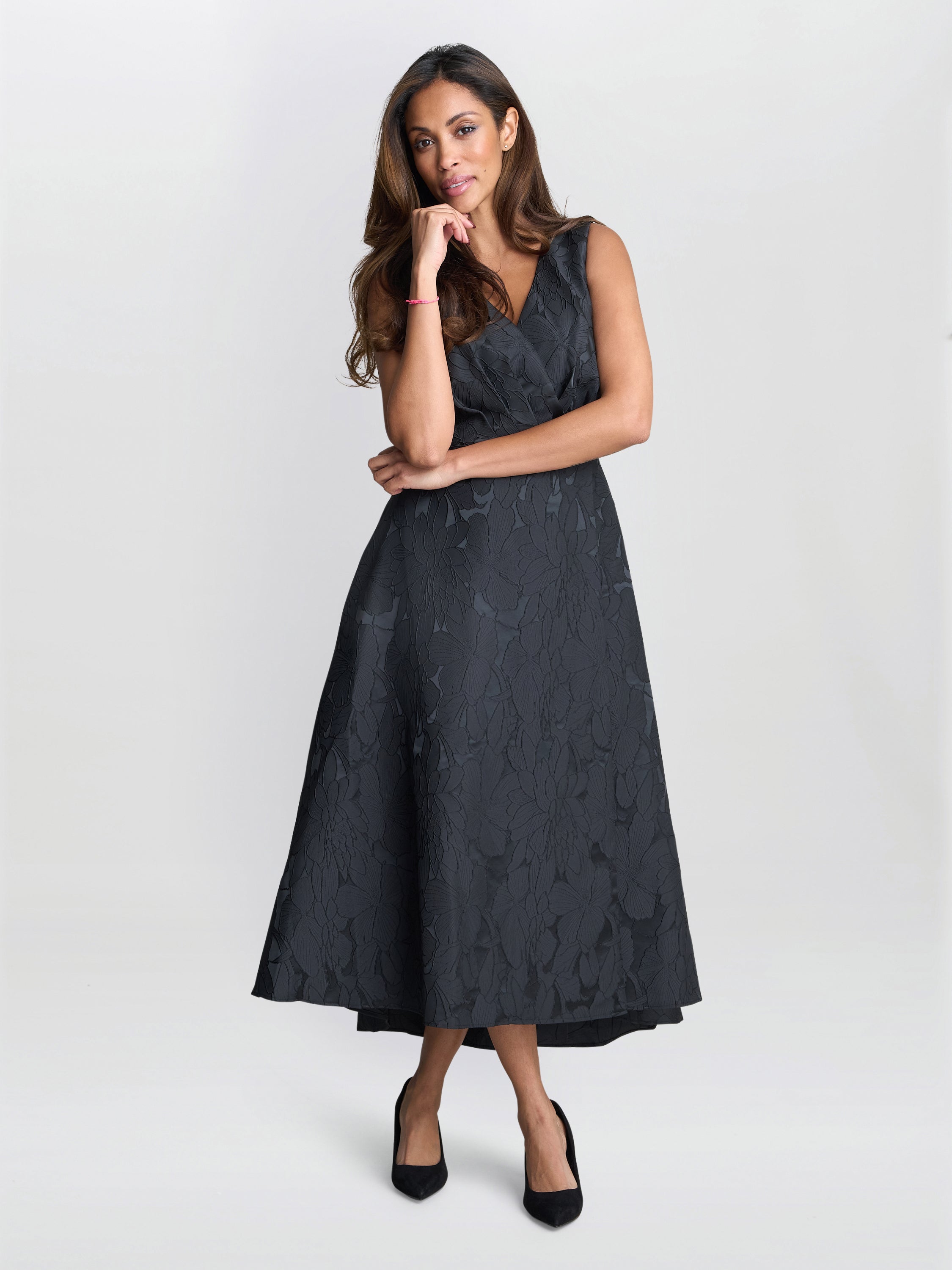 Sandie Jacquard Dress – Gina Bacconi