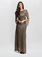 Joanna Metallic Knit Maxi Dress